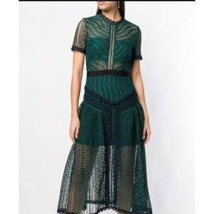 Self portrait midi dress size 8 US